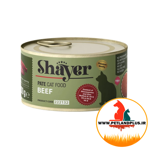 کنسرو گربه شایر 200 گرم (Shayer Cat Canned Food)