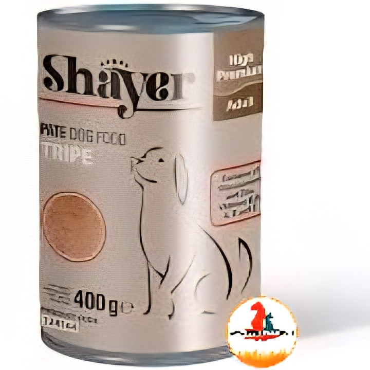 کنسرو سگ شایر پته مرغ و بیف 400 گرم